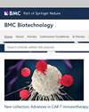 BMC BIOTECHNOLOGY雜志封面